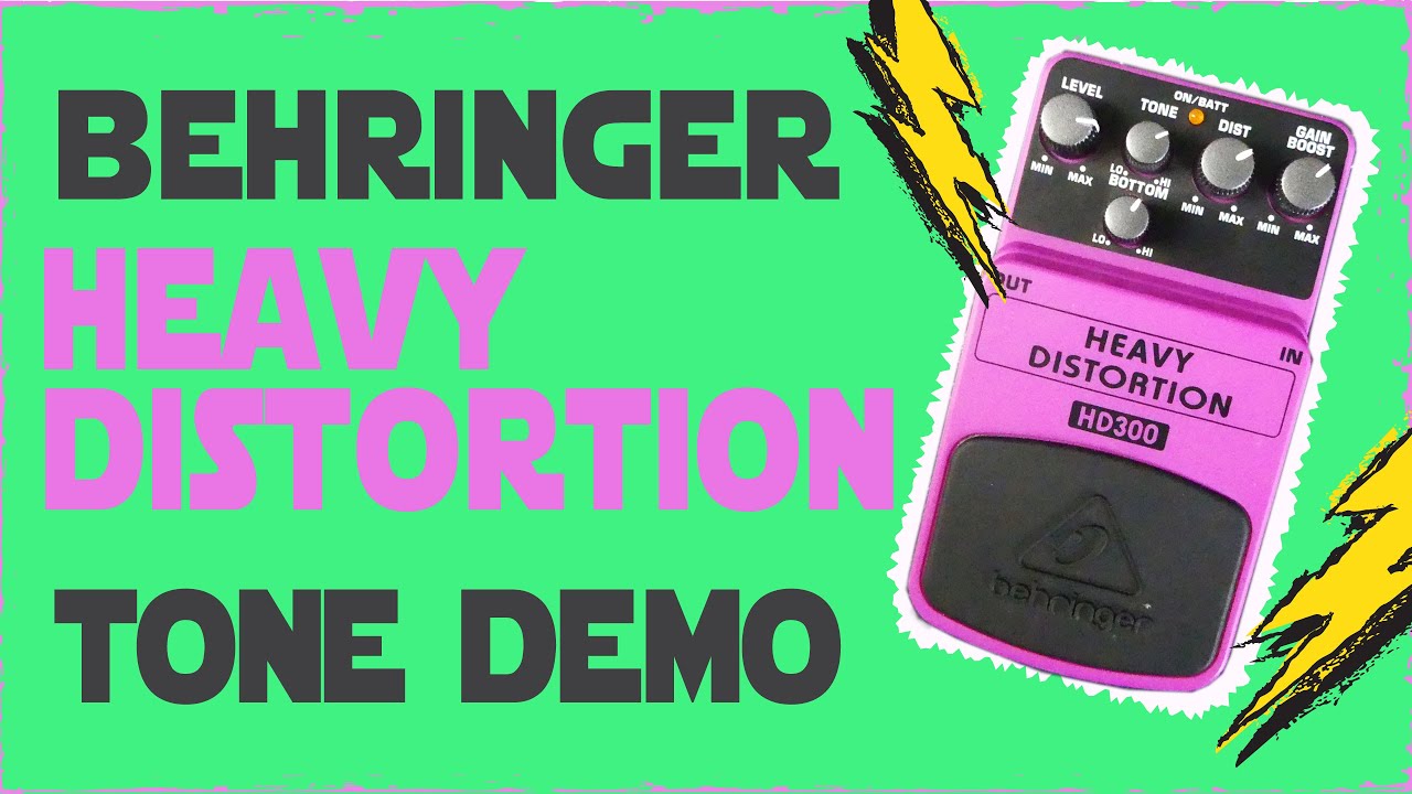 Dr. Madtone - BEHRINGER - HD300 - Heavy Distortion [BOSS MD-2 Clone]