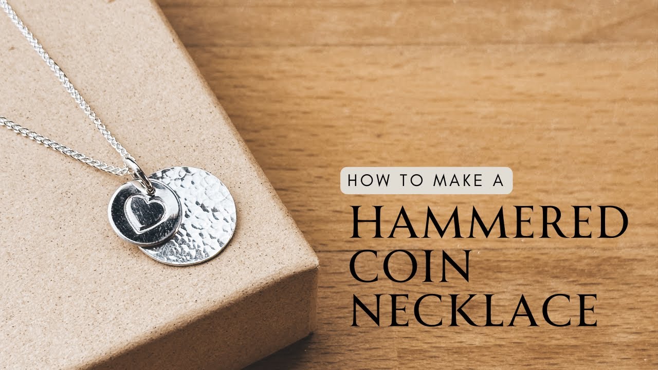 NO-SOLDER JEWELLERY TUTORIAL | Make this Hammered Coin Necklace
