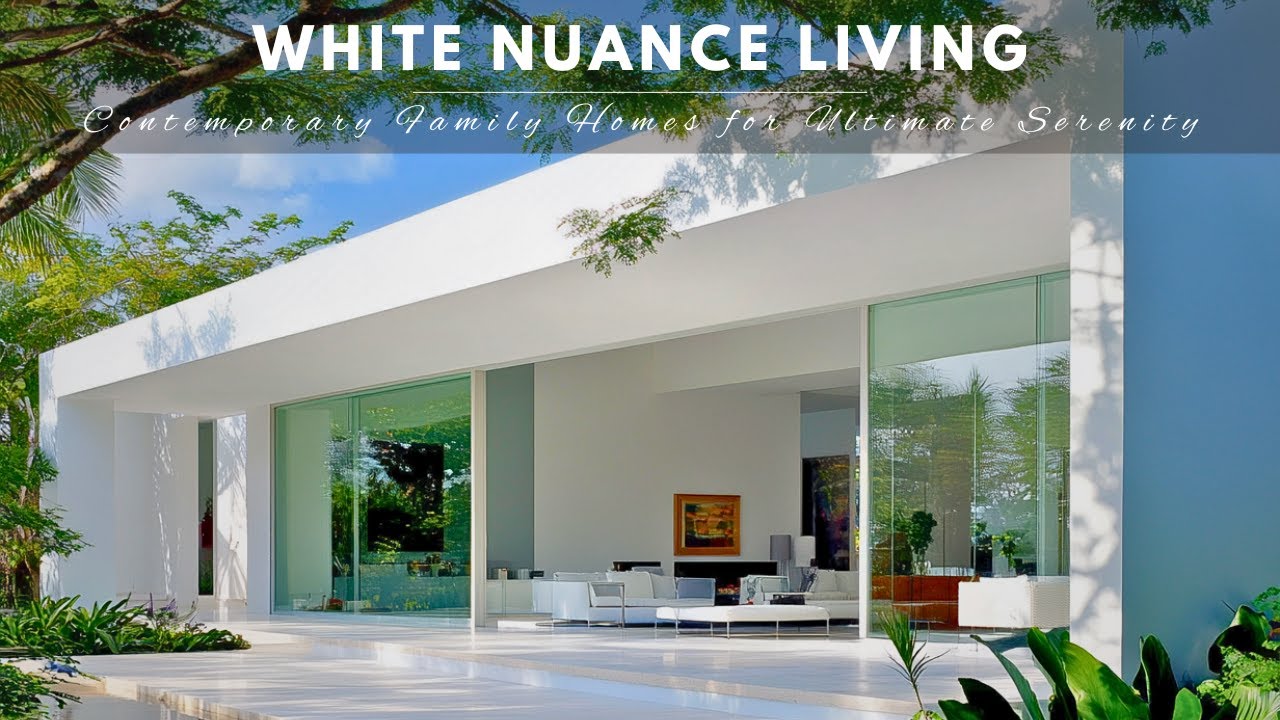 White Nuance Living - Contemporary Family Homes for Ultimate Serenity