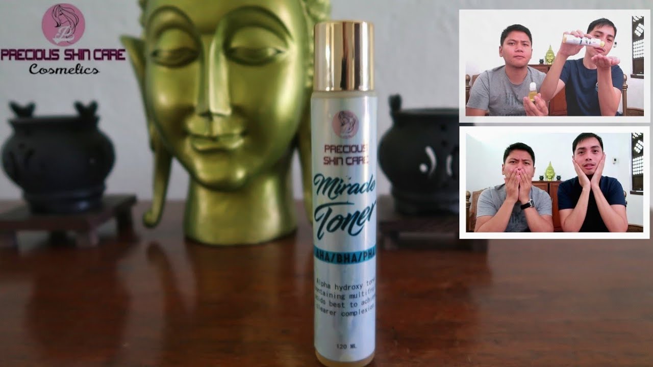 Precious Skin Care Cosmetics Miracle Toner Review plus AHA Serum
