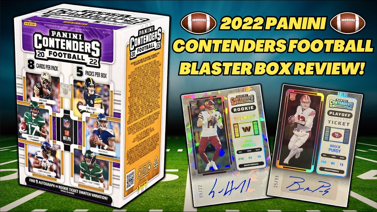 *2022 CONTENDERS FOOTBALL BLASTER BOX REVIEW! 🏈 WE PULLED 3 ROOKIE AUTOS! 🤯