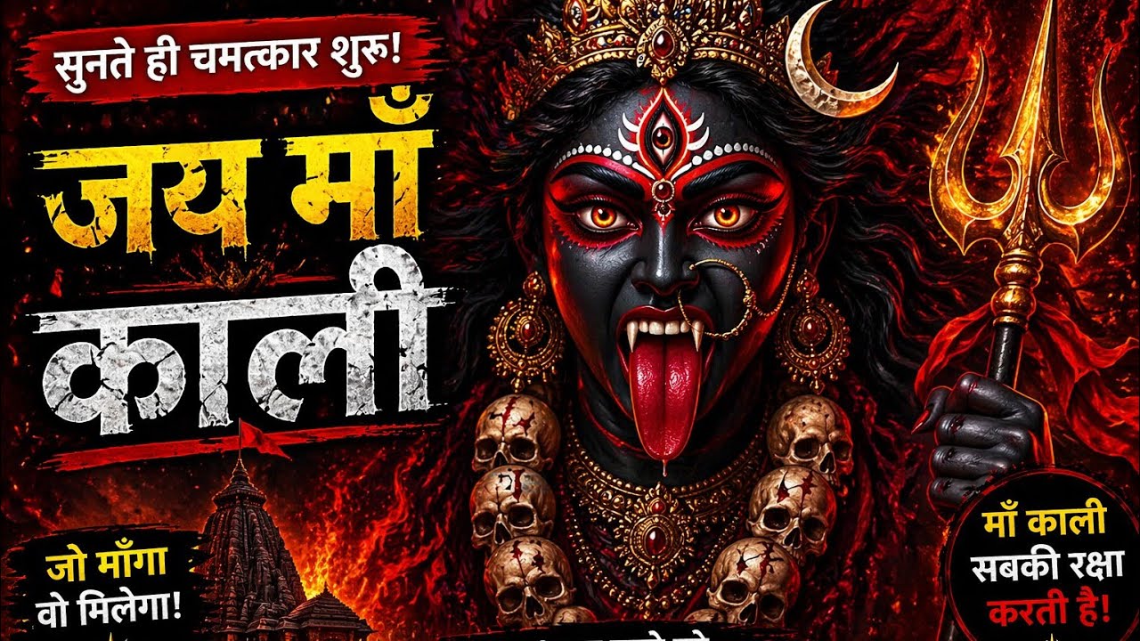 जय माँ काली 🔥 काली माँ की शक्ति जागे | Powerful Bhajan