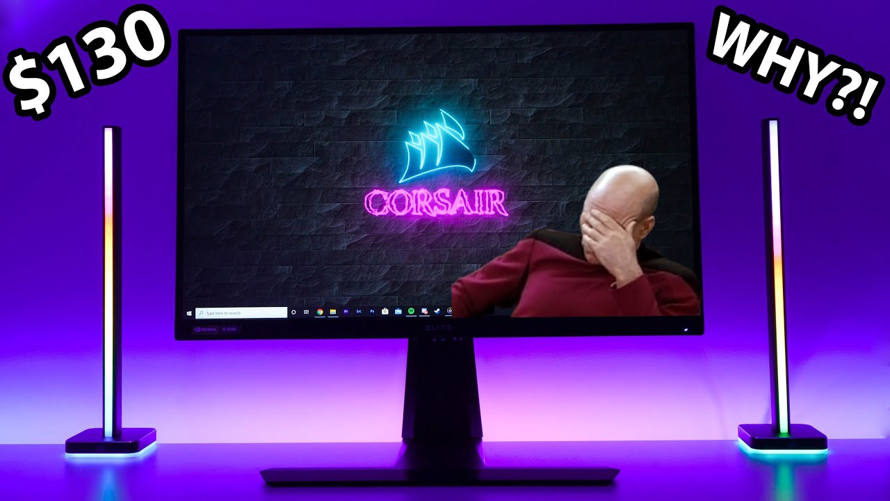 What were CORSAIR thinking?! 🤦‍♂️ Corsair LT100 Smart Lighting Tower Unboxing + Review