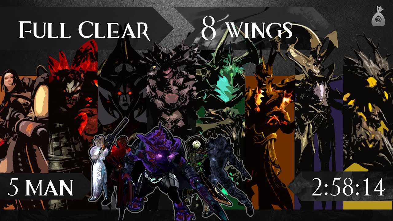 [cT] Full Clear | Wing 1-8 | 5man | 2:58:14