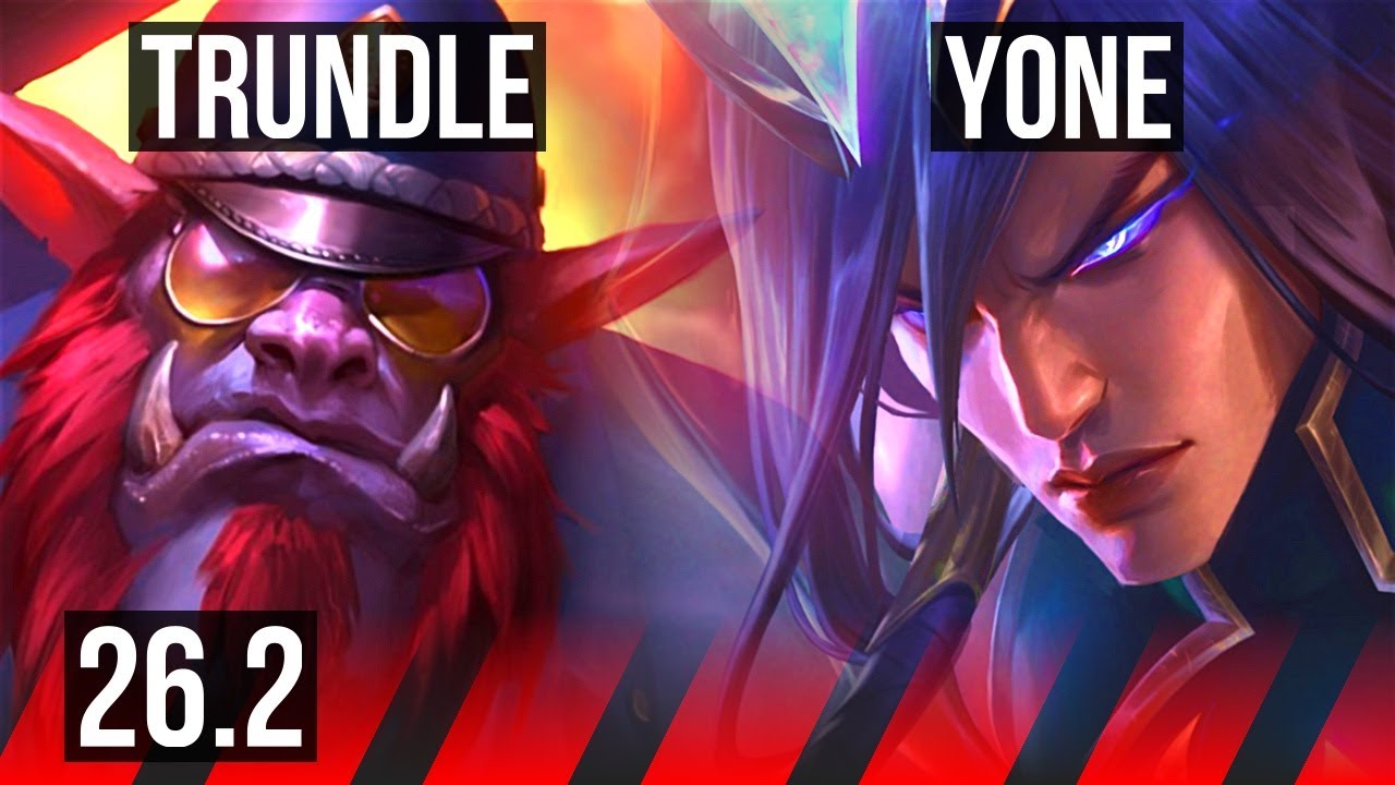 TRUNDLE vs YONE (TOP) | EUW Master | 26.2