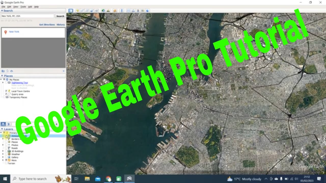 Google earth pro tutorial for beginners