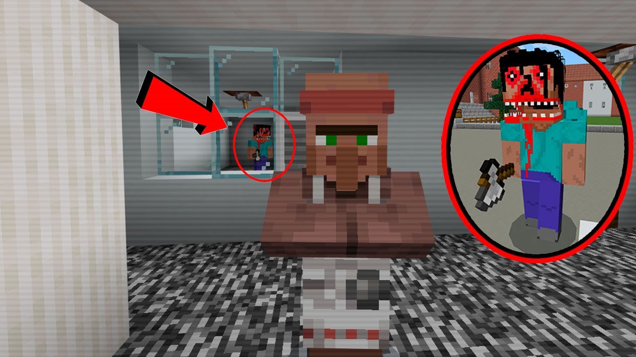 Si ves este steve, esconde a los niños aldeanos!!