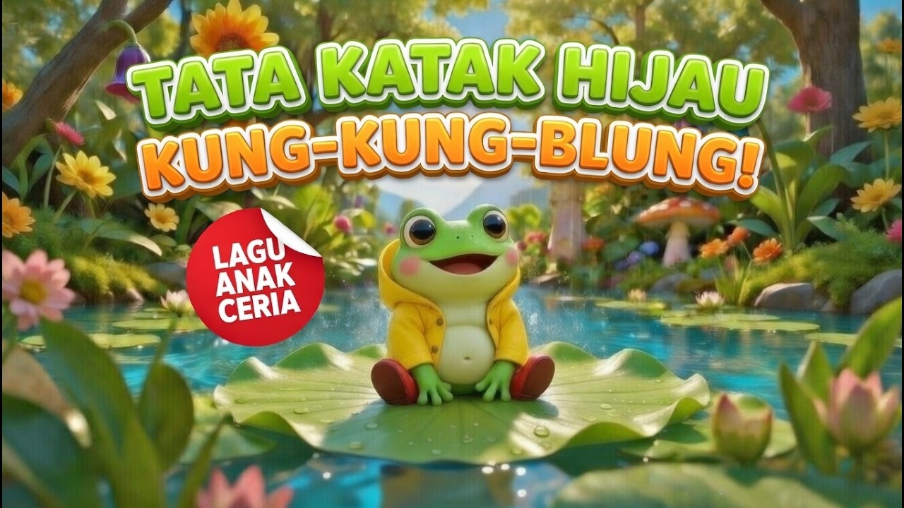 Tata Katak Melompat (Kung-Kung-Blung!) 🐸 Lagu Anak Ceria & Senam PAUD