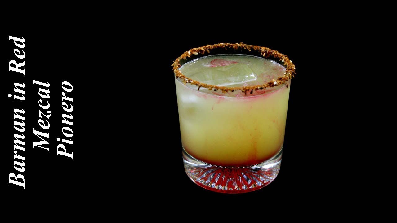 cómo hacer el coctel MEZCAL PIONERO