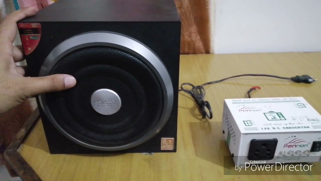 Home theatre woofer in car