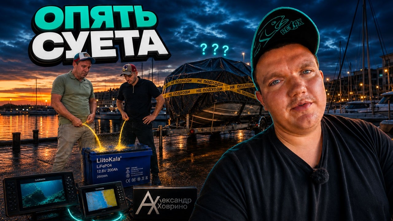 ПОКУПКА ЛОДКИ. Обоссать LITOKALA. СВЯЗКА 2-Х GARMIN!