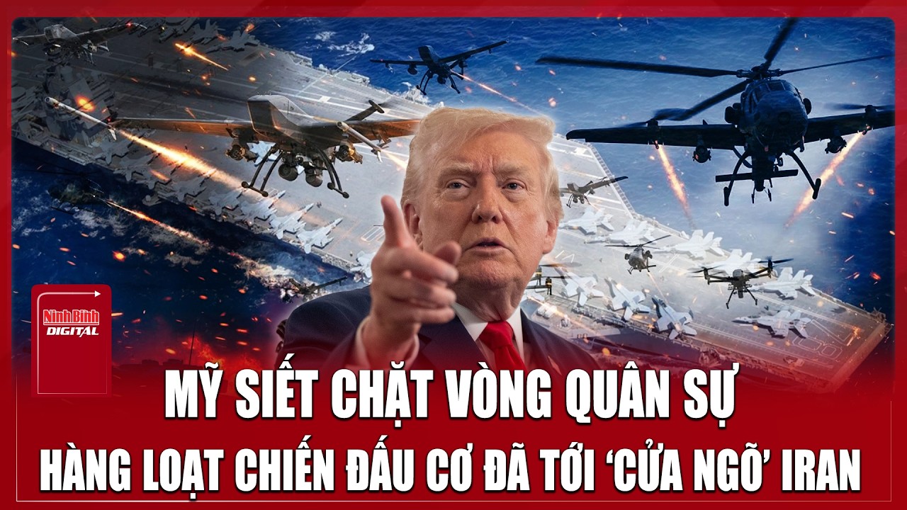 Mỹ dồn dập điều chiến đấu cơ tới Jordan sát Iran trước nguy cơ “bùng lửa” | Ninh Bình Digital