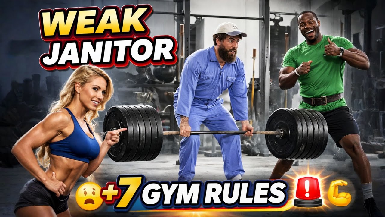 Cleaner Gets Laughed At… Until He SHOCKS Bodybuilders 😱 I Anatoly Gym Prank