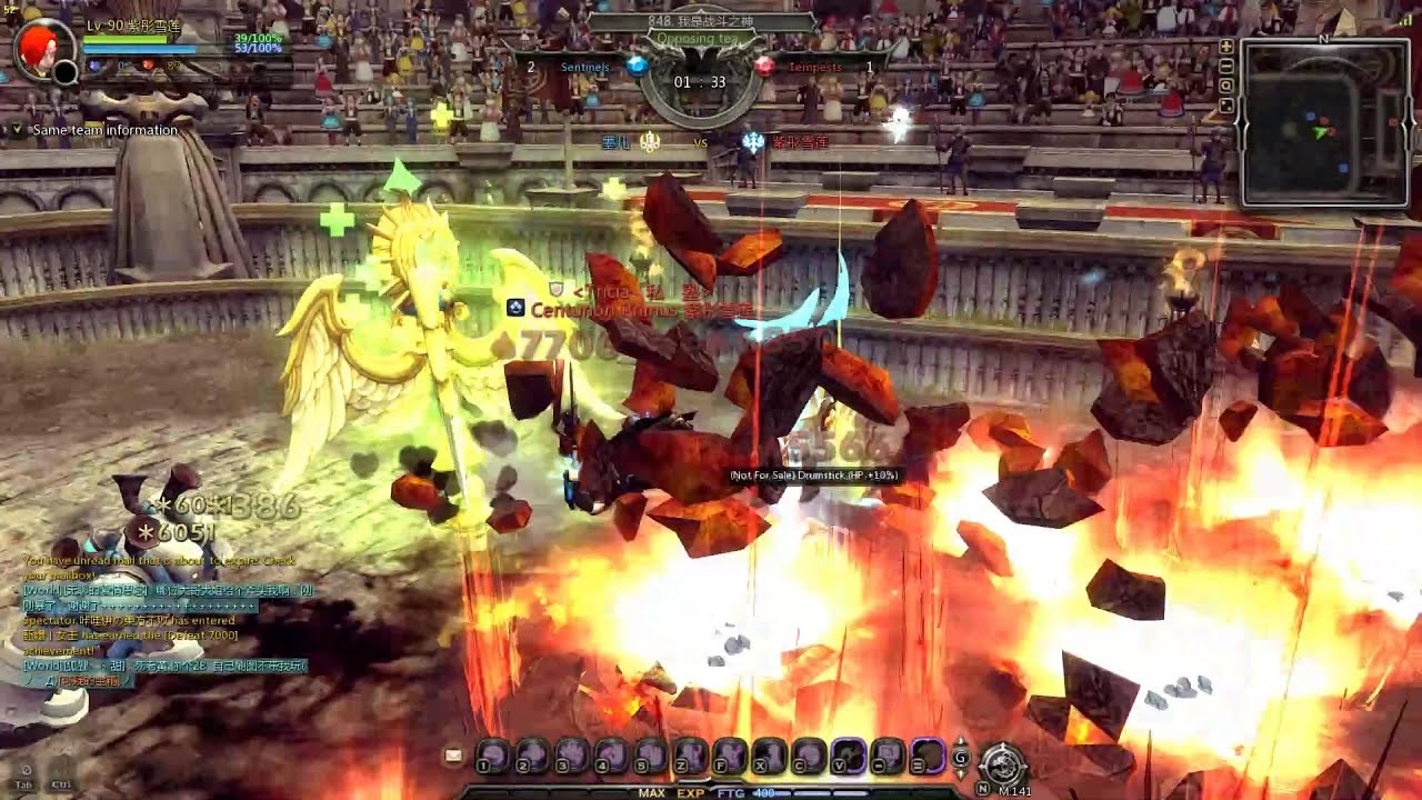 Dragon Nest Lv.90 Cap PvP - Saint vs Physician - Battle of OP Healers !!
