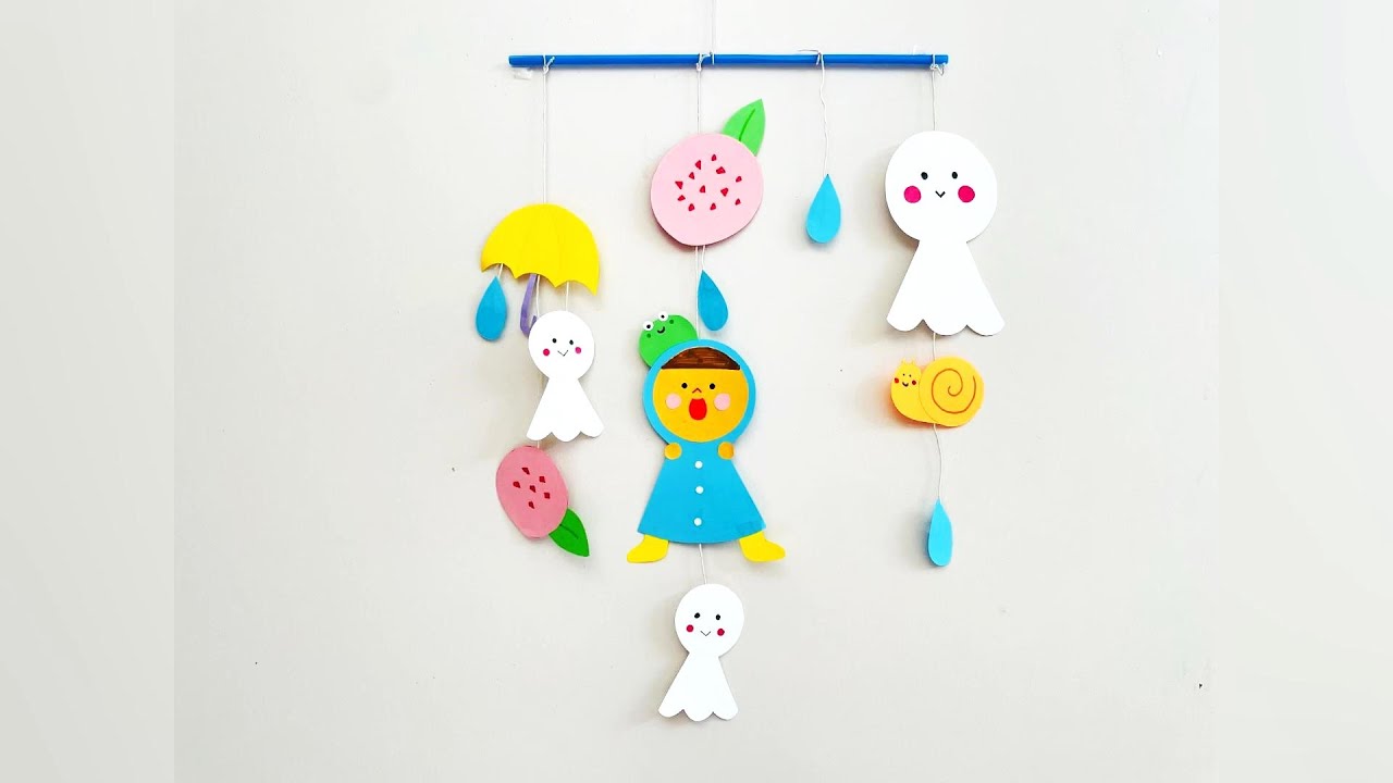 Hanging Toys for Babies | How To Make Hanging Toys for Babies | Wall Hanging Craft Ideas