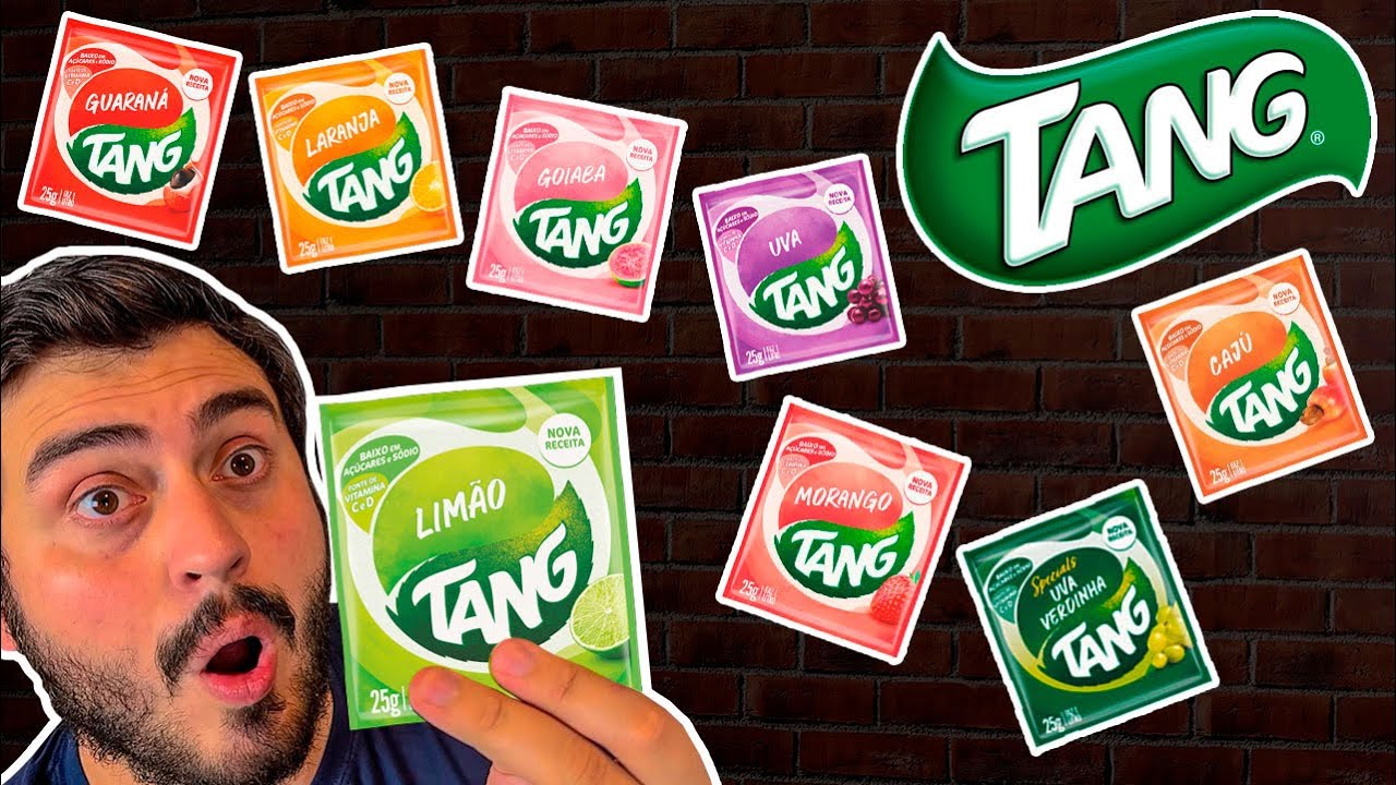 Provando Todos os Sabores de Tang (Teste de Sabor)
