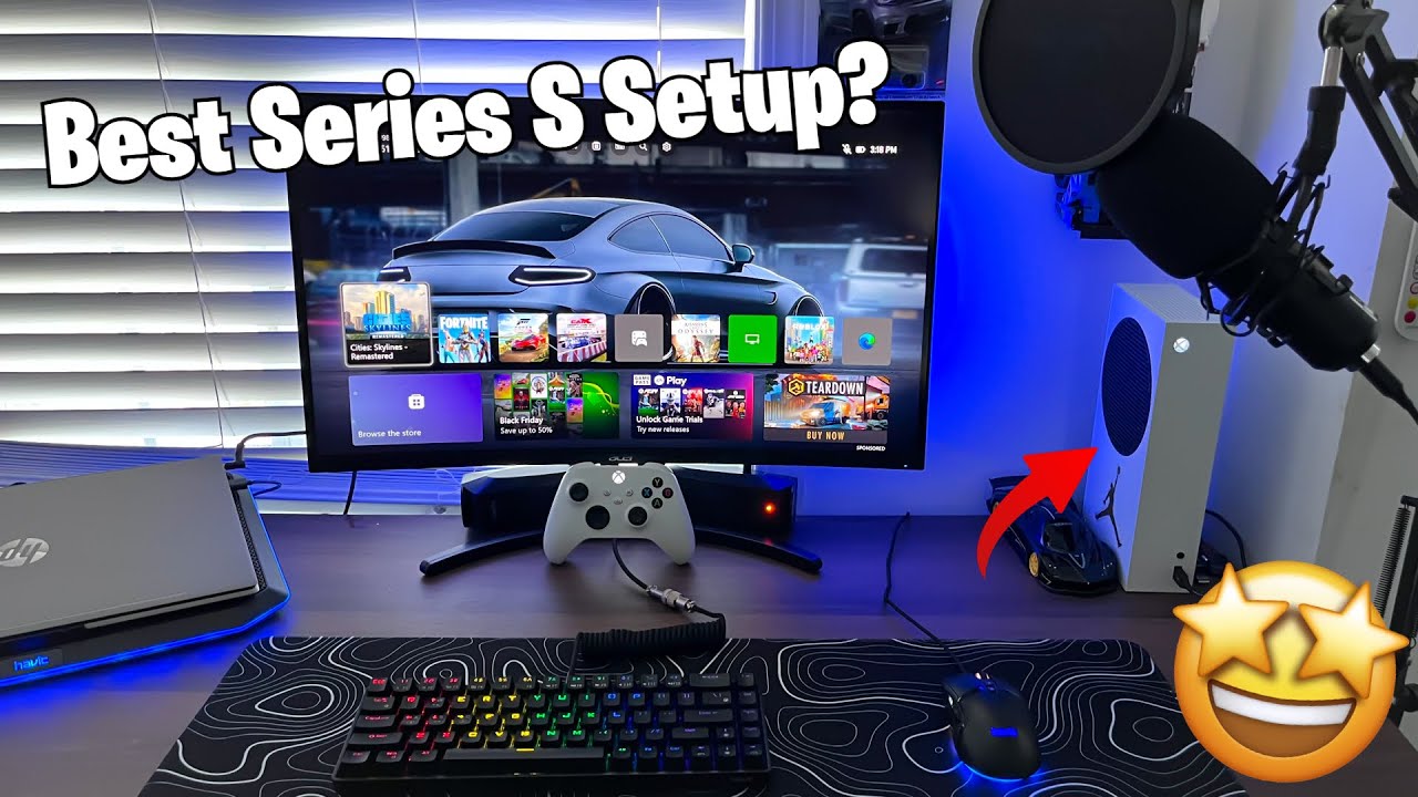 The *CLEANEST* Xbox Series S Gaming Setup