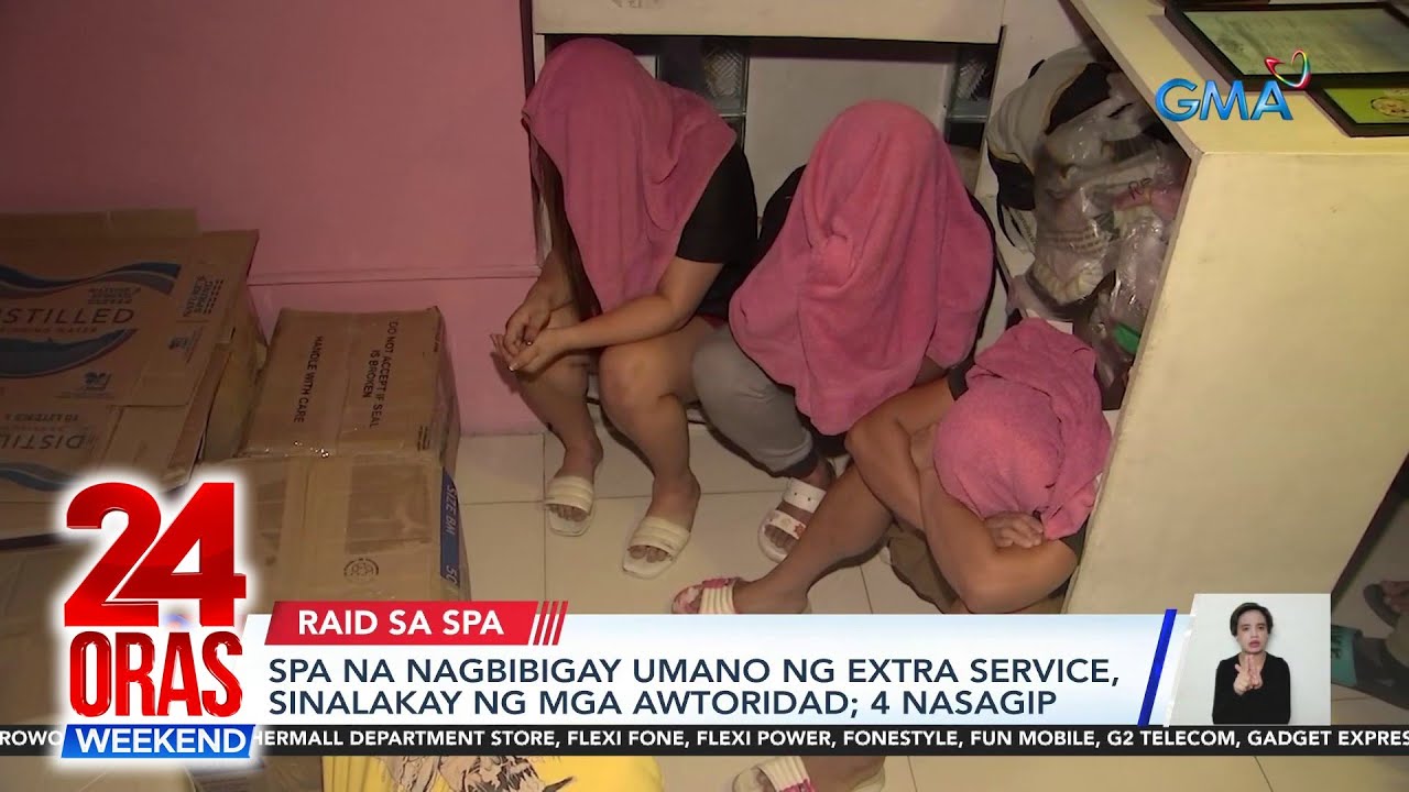 Spa na nagbibigay umano ng extra service, sinalakay ng mga awtoridad; 4 nasagip | 24 Oras Weekend