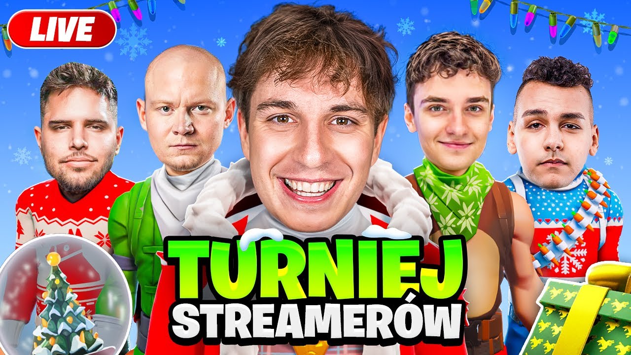 🔴 TURNIEJ 100 STREAMERÓW o 75.000 zł w Fortnite