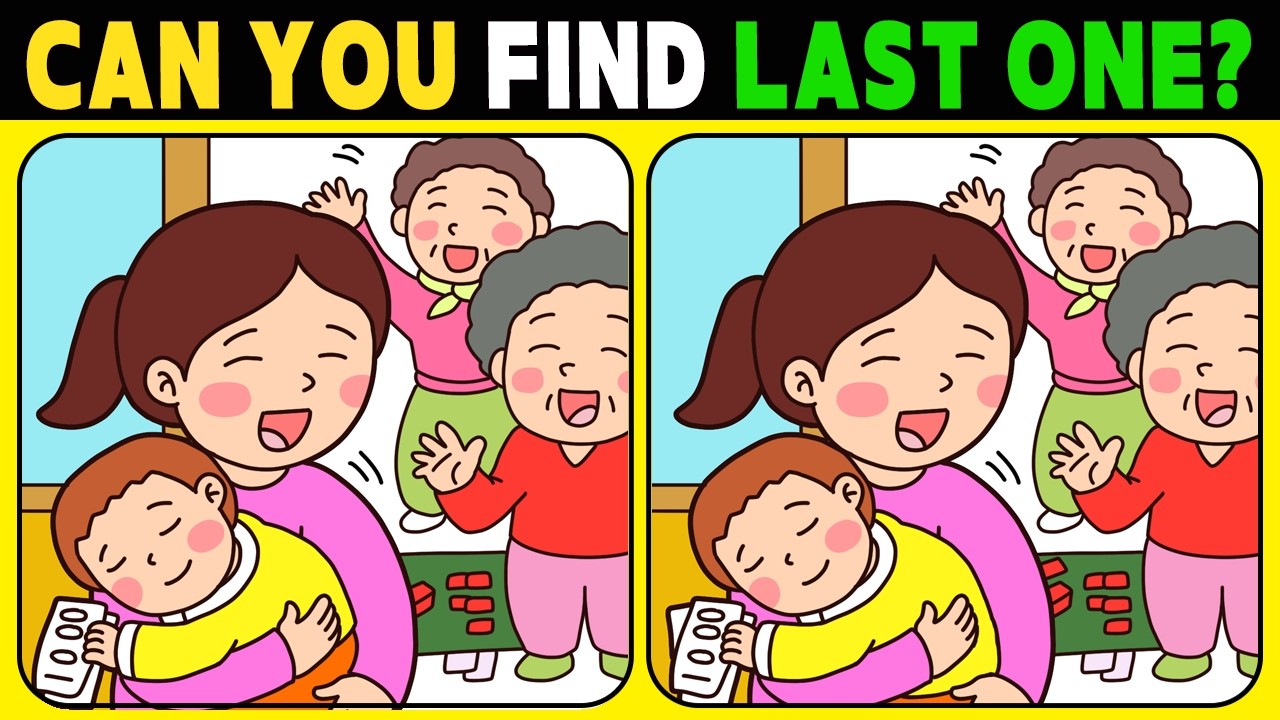 【Spot the difference】Are you a genius? Only 1% can solve this!【 Find the difference 】 No.1275