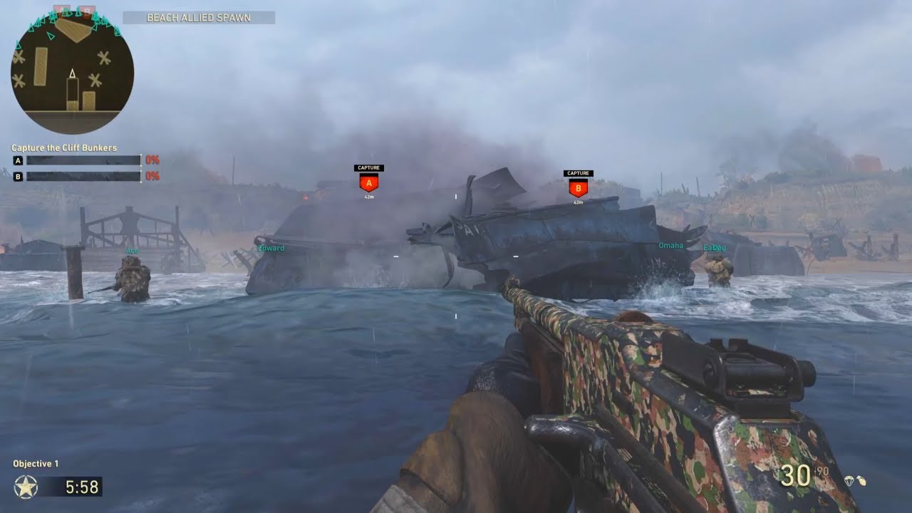 Call of Duty WW2 Multiplayer War Gameplay (No Commentary)