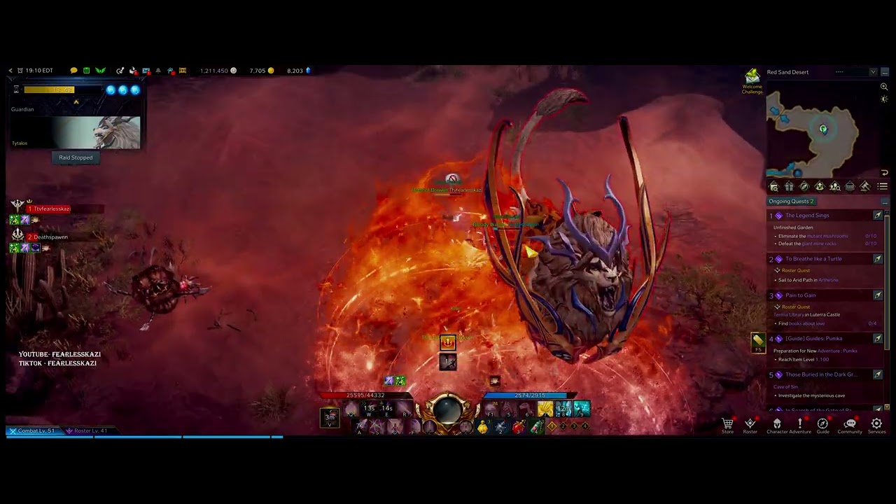 Zero Death Duo Tytalos Lost ark Fight HD(8min fight full fight)