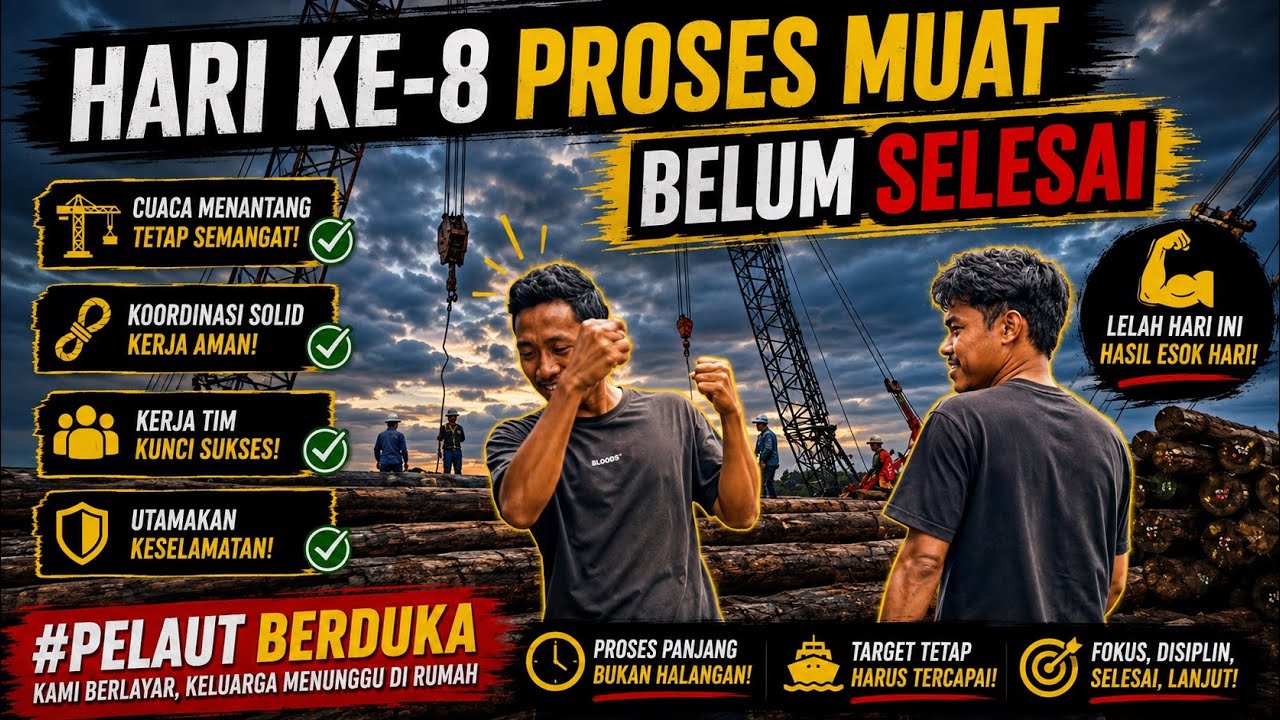 Aktivitas Hari ke-8 Proses Muat Tetap Berjalan Lancar