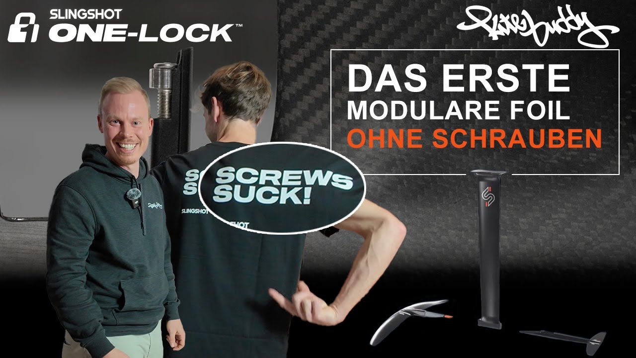 Slingshot OneLock: Das erste Foil ohne Schrauben!