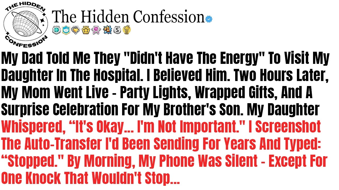 My Dad Told Me They “Didn’t Have The Energy” To Visit My Daughter In The Hospital.