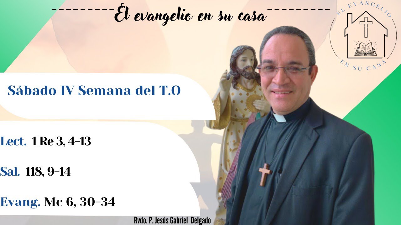 El Evangelio en su Casa. “Vengan a un lugar a solas a descansar”