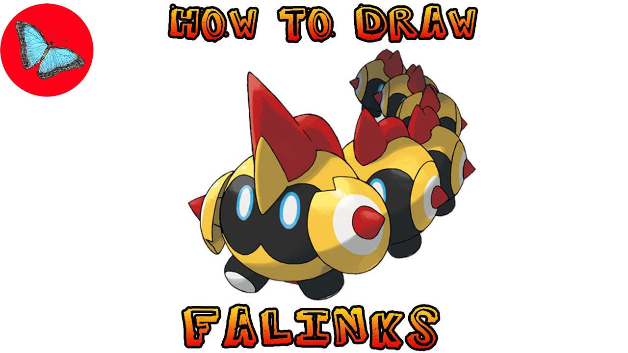 How To Draw Pokemon - Falinks | Drawing Animals