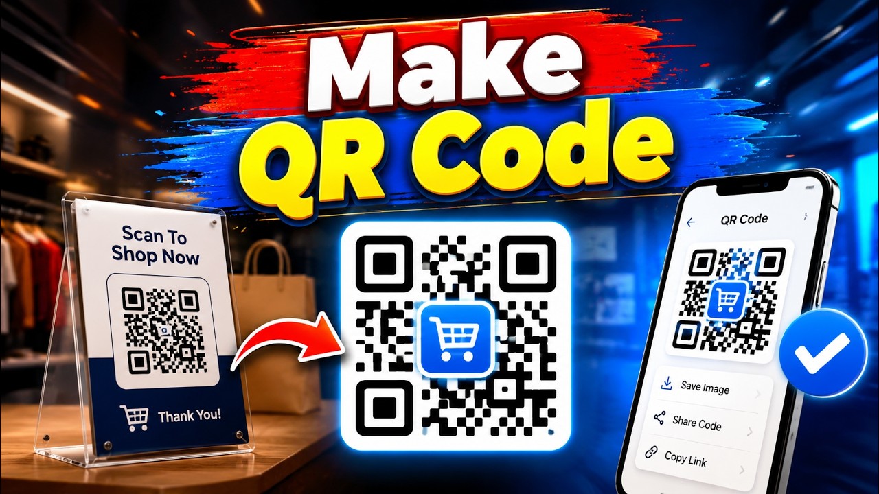 How to use QR Codes in Retail | QR Code Generator | Free Custom QR Code Maker