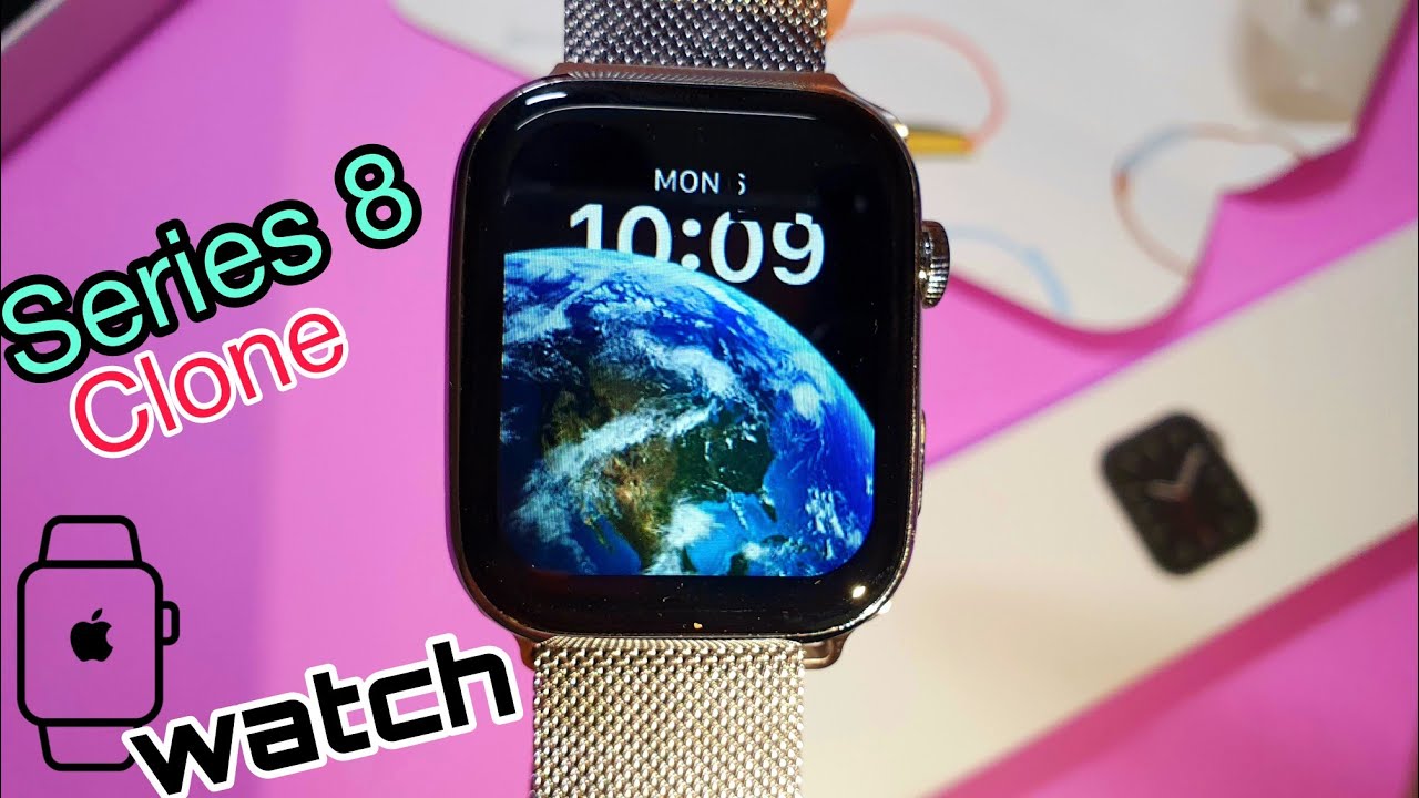 Apple Watch Series 8 Clone Unboxing & Review | Apple logo | Apple watch Series 8 Clone | Series 8