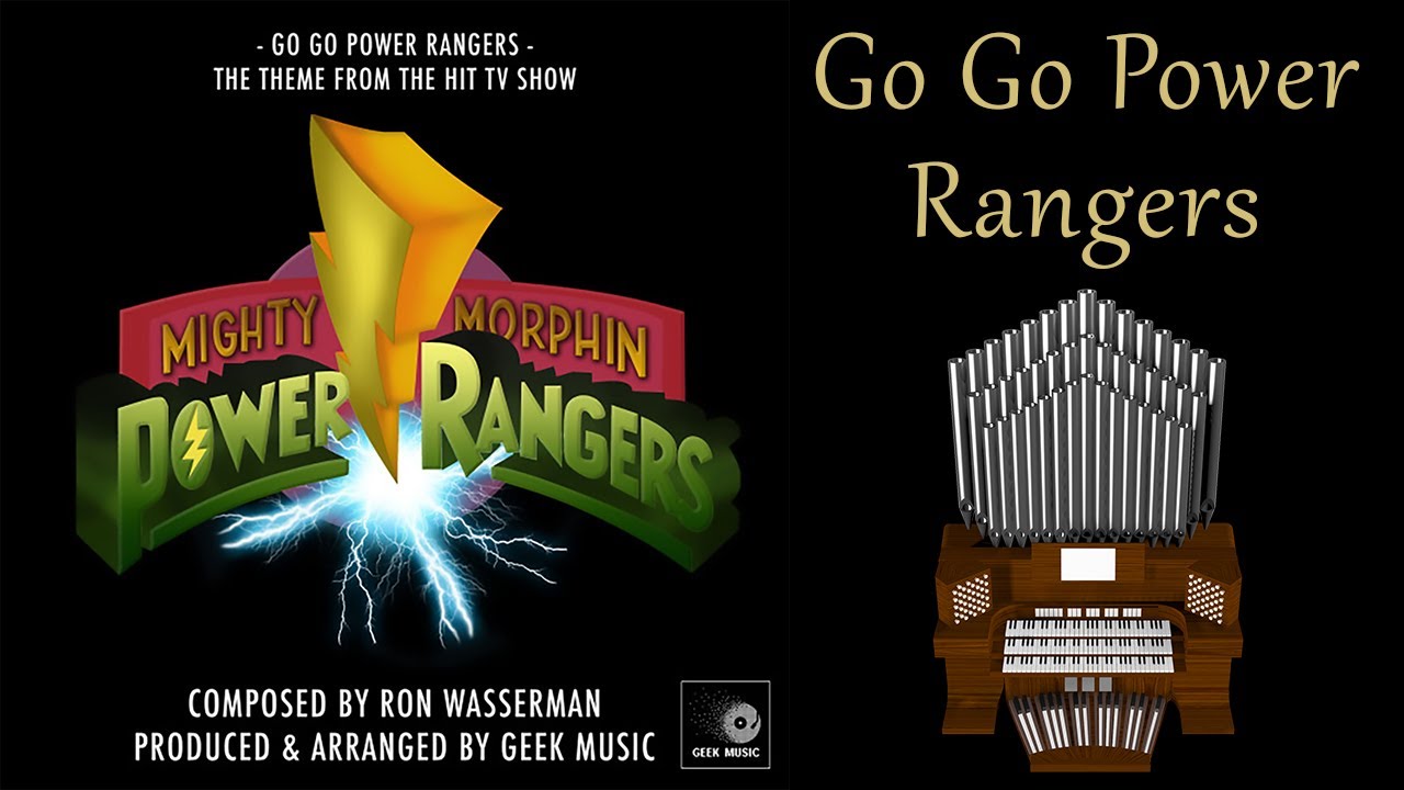 Go Go Power Rangers (Ron Wasserman) Organ Cover