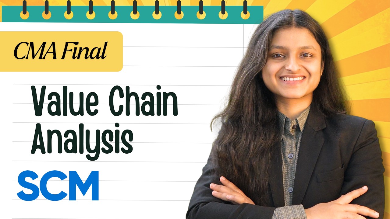 Value Chain Analysis | Three Pillars of Strategic Cost Management | CMA Final | Palak Sharma