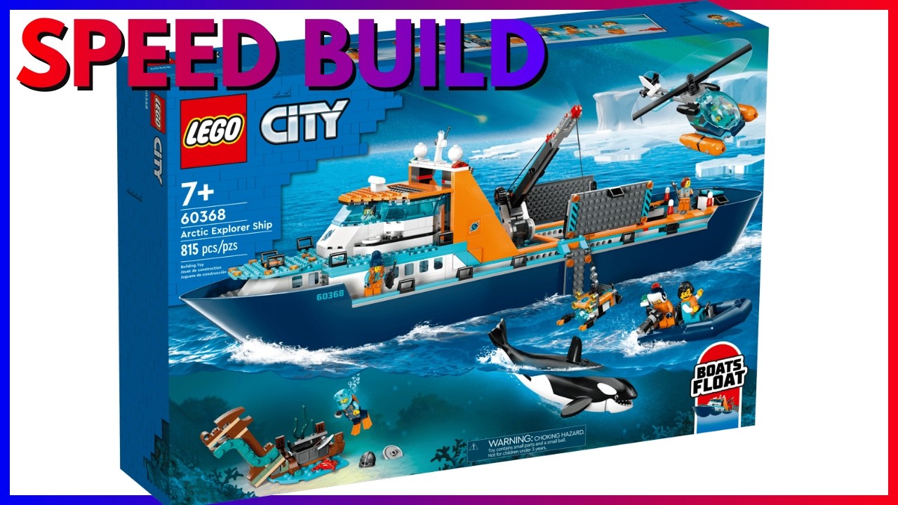 Lego 60368 Arctic Explorer Ship Speed Build