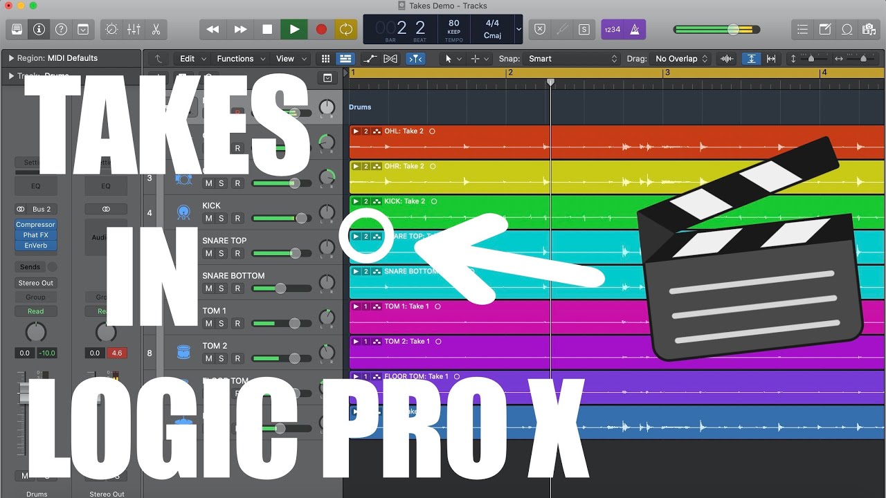 Why you should be using takes in Logic Pro X