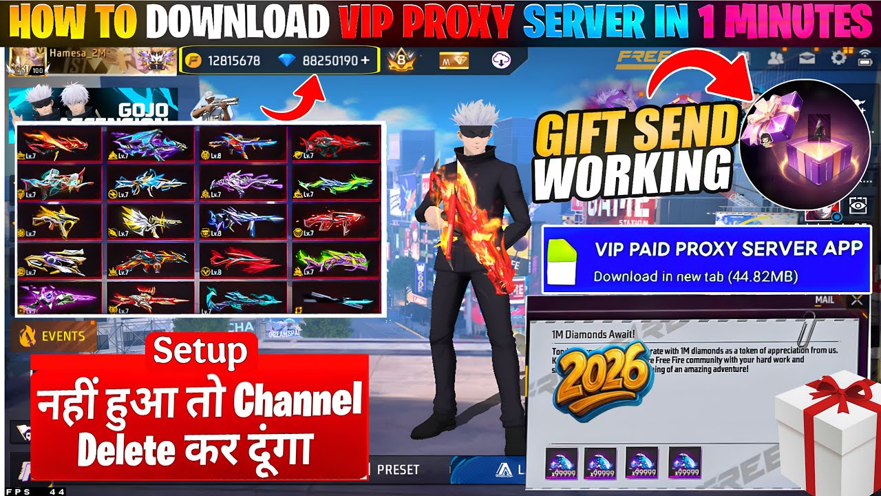 HOW TO DOWNLOAD VIP SERVER | PROXY SERVER FREE FIRE | PROXY SERVER KAISE DOWNLOAD KARE |GHOST SERVER