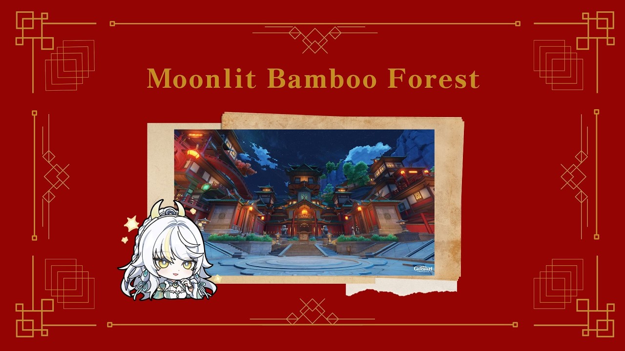 Moonlit Bamboo Forest