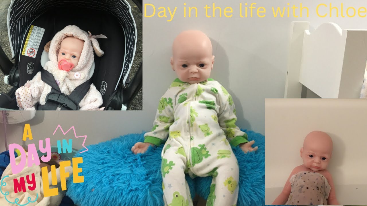 A Day in the Life with My Silicone Baby Chloe 👶☔ Bath Time, Bottle, and Rainy Walk!