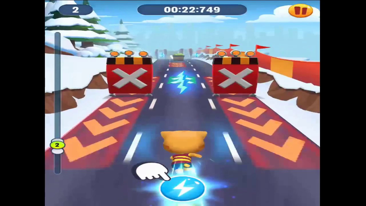 Talking Tom Gold Run Race RACING Contest TALKIN GINGER in MEDIEVAL Side World New Update