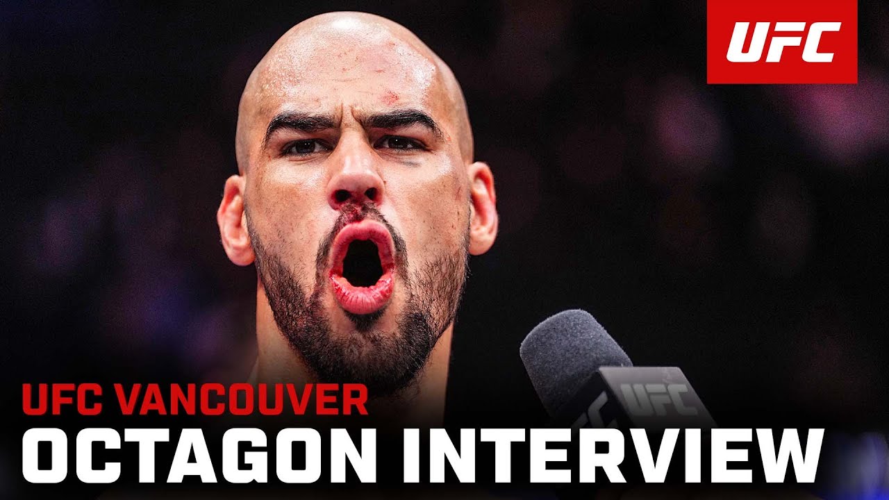 Интервью Юсри Белгаруи в октагоне | UFC Vancouver