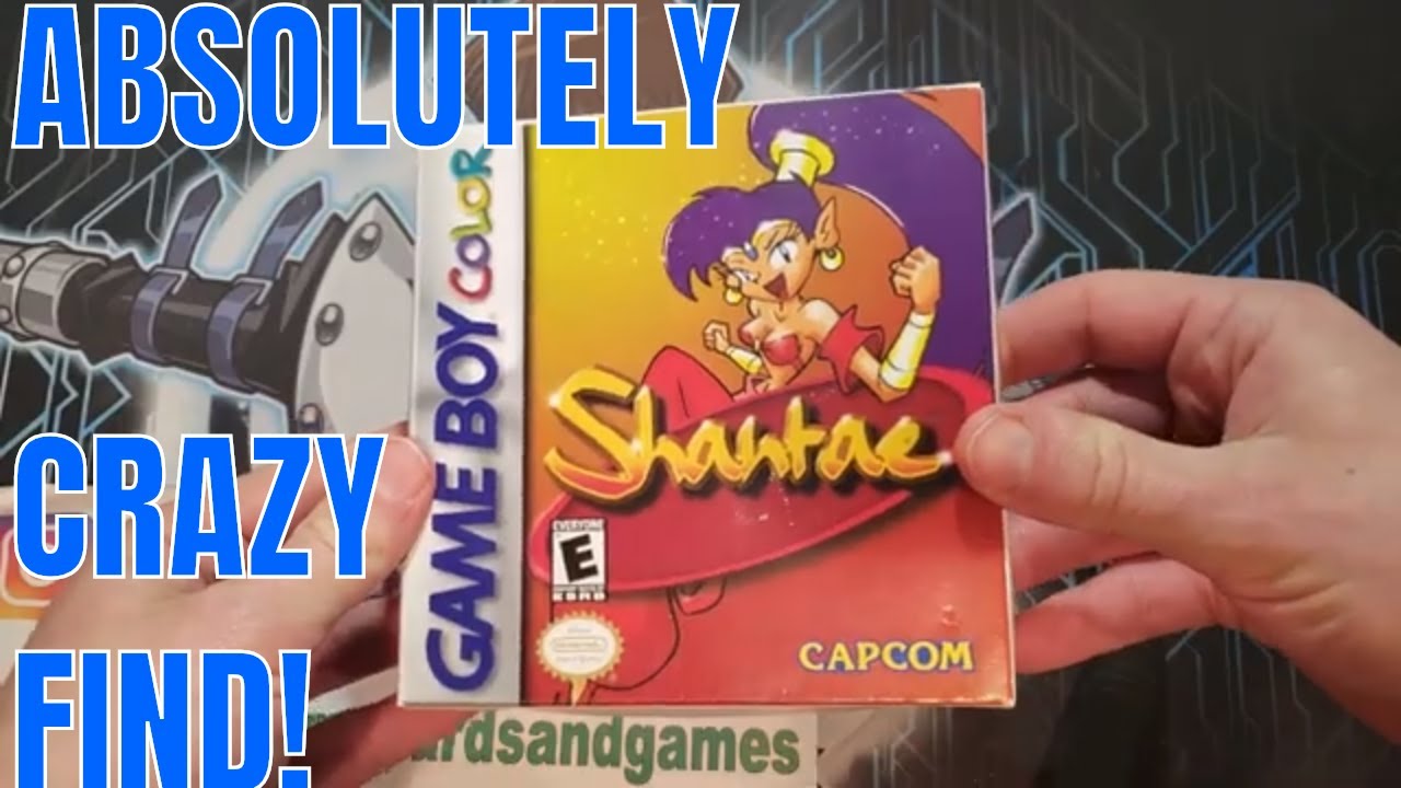 SHANTAE for $80? - One of the Rarest Video Games in History! Game Boy Color 2002 COMPLETE IN BOX GBA