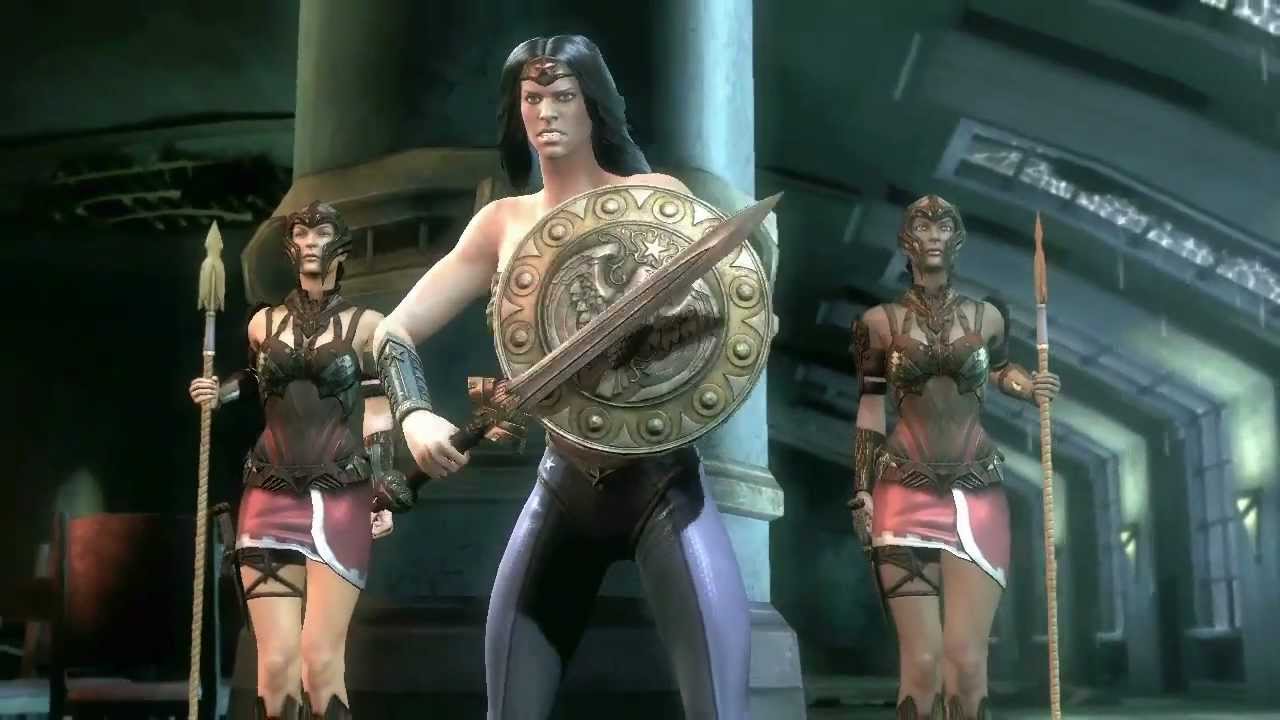 Injustice Battle Arena Fight Video: Wonder Woman vs. Harley Quinn