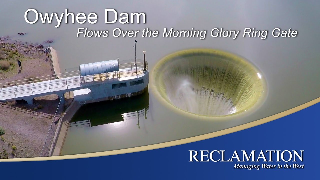 Owyhee Dam | Flows Over the Morning Glory Ring Gate