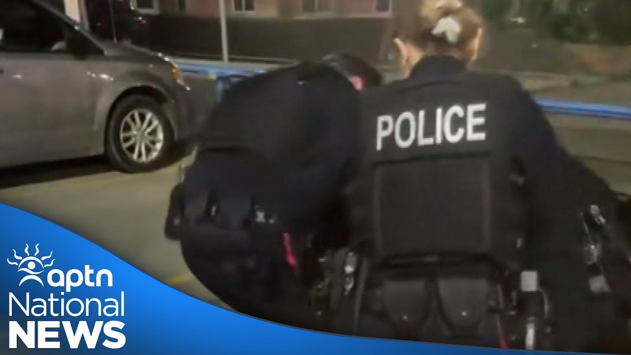 Полиция Эдмонтона ответила на шокирующее видео, появившееся в сети в минувшие выходные | APTN News