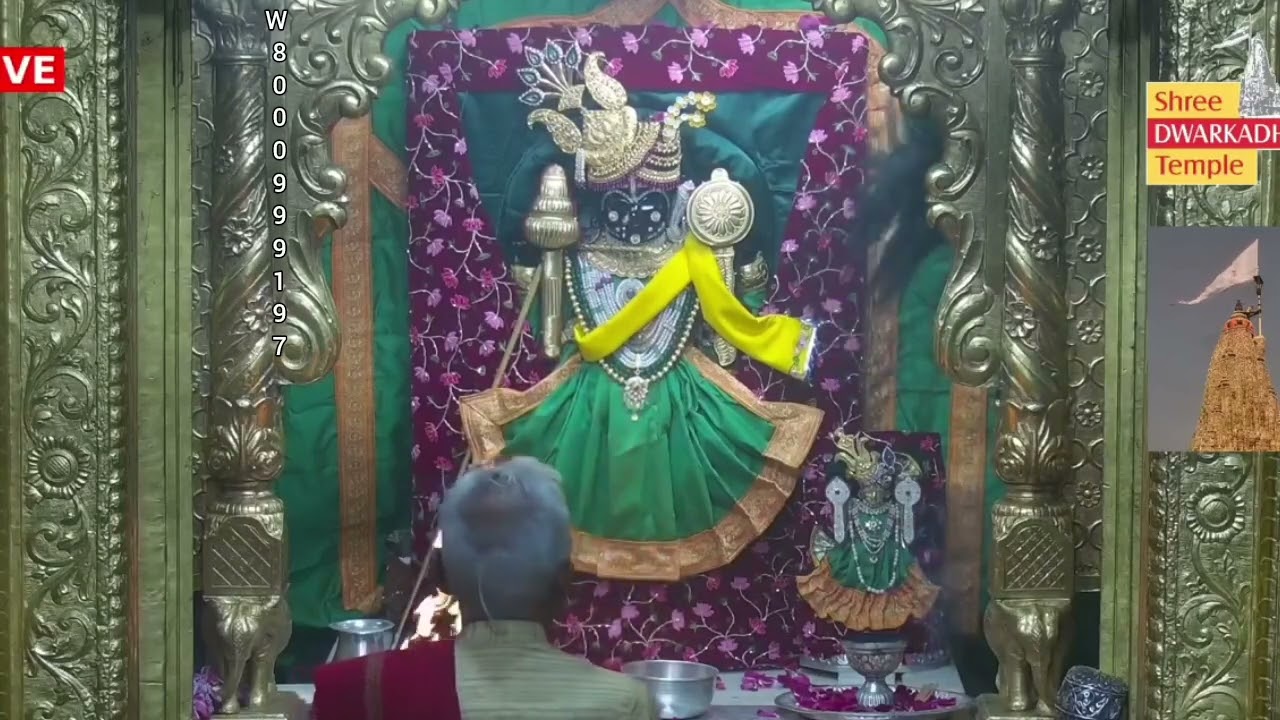 श्रृंगार आरती दर्शनश्री भगवान द्वारकाधीश जी के दर्शन 4 फ़रवरी 2026  #jaydwarkadhish #dwarka #krishna