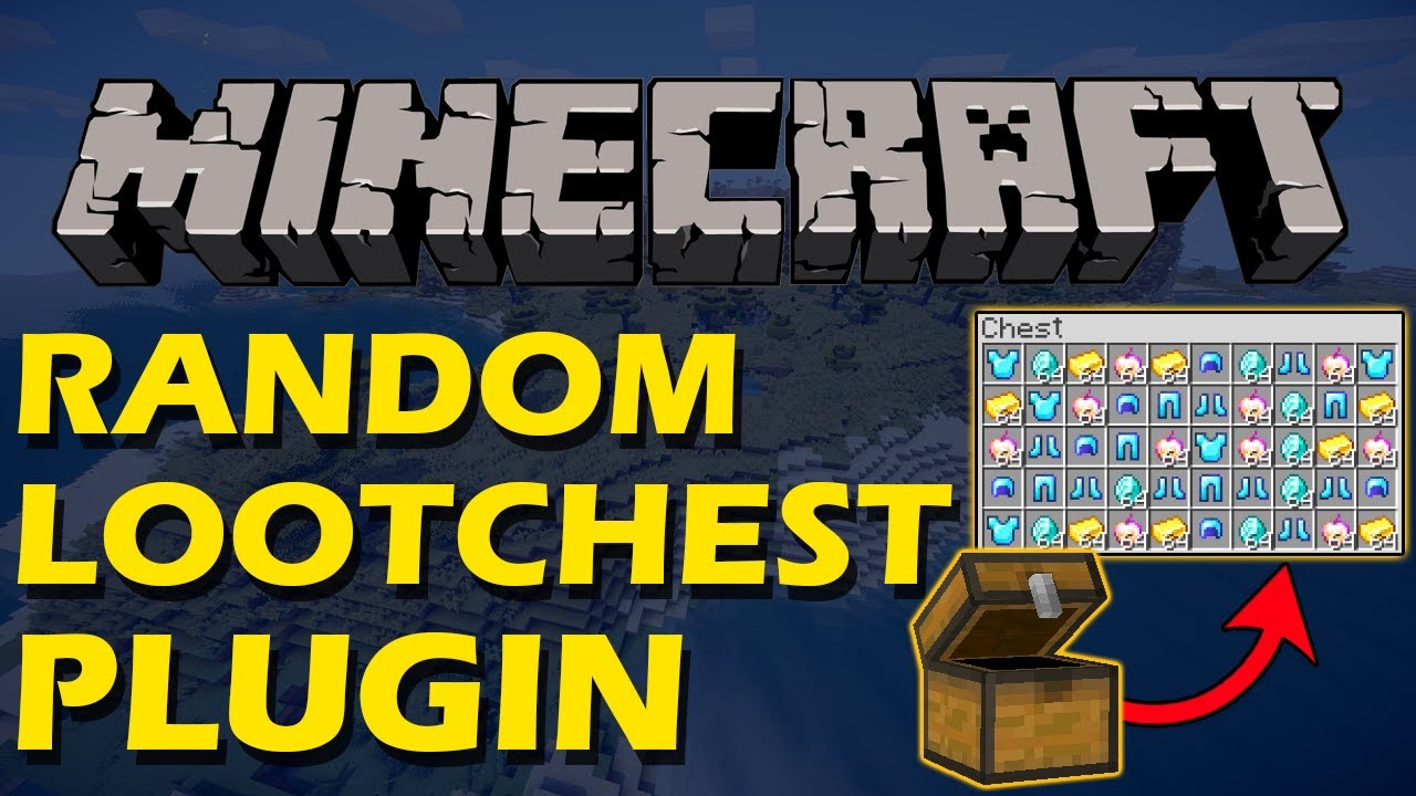 Пользовательские ящики в Minecraft с плагином Random Loot Chest