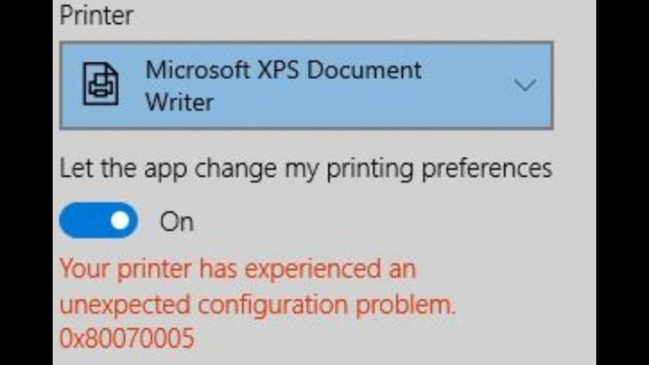 Fix Printing Error 0x80070771, 0x80004005, 0x80240154, 0x80040154, 0x80070709, 0x800706ba 0x800705b4