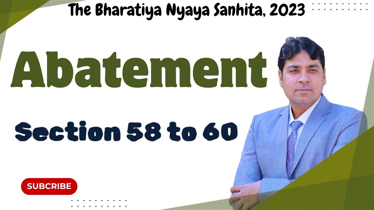 Abatement to commit offence | Section 58 to 60 of BNS | Bharatiya Nyaya Sanhita, 2023 Lecture 30.